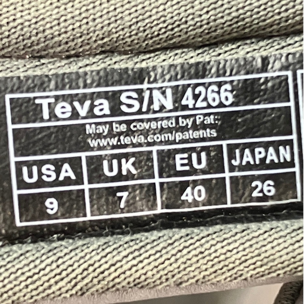 Teva Tirra Blue Grey Strappy Hiking Water Sandals Womens Size 9 S/N 4266 - Picture 7 of 7